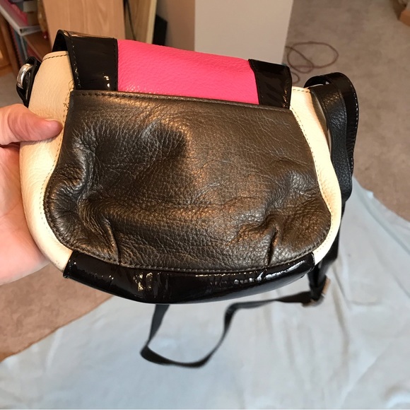 Brighton Color Block Crossbody Patent Purse - Picture 8 of 10